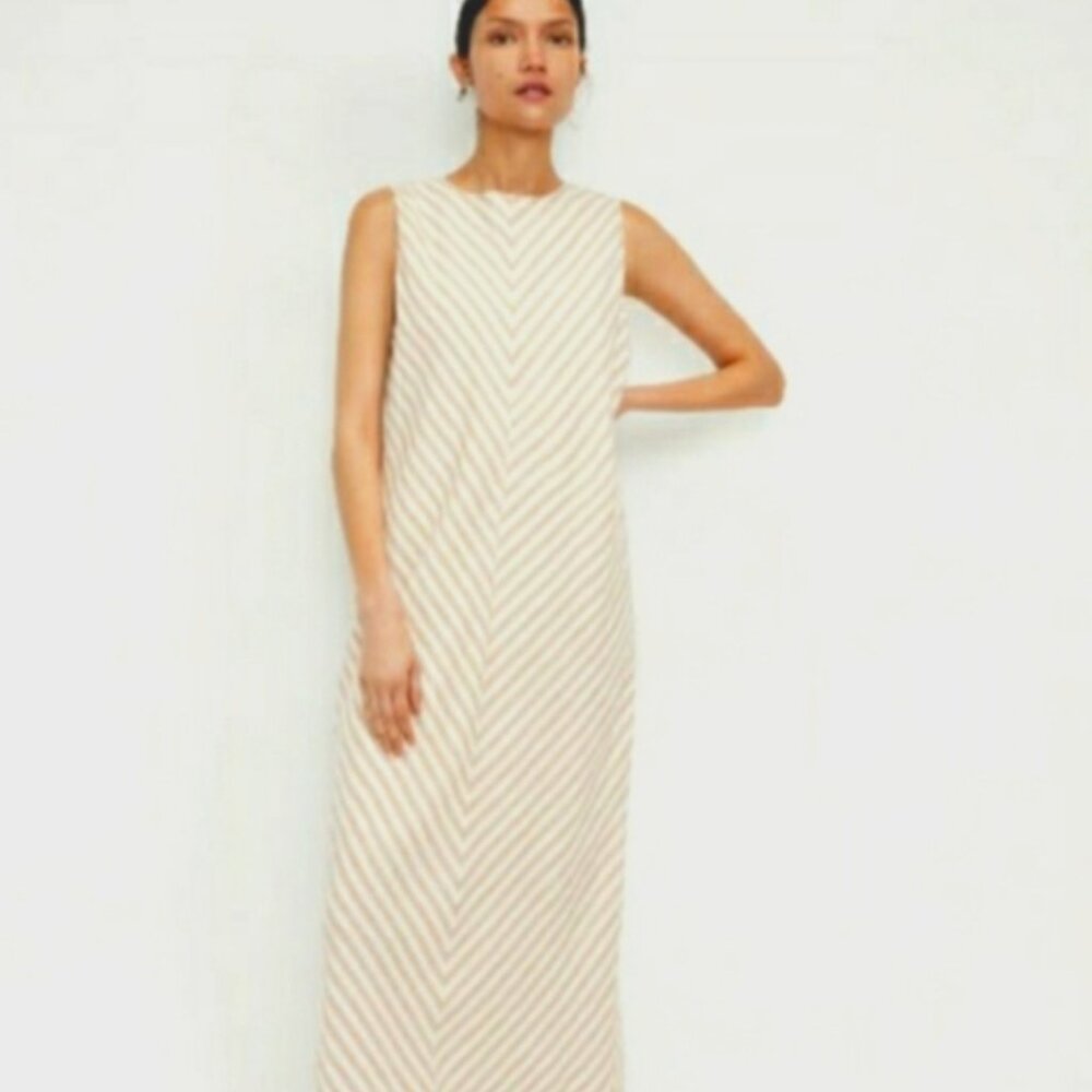 Everlane | Dresses | The Linen Bias Cut Dress